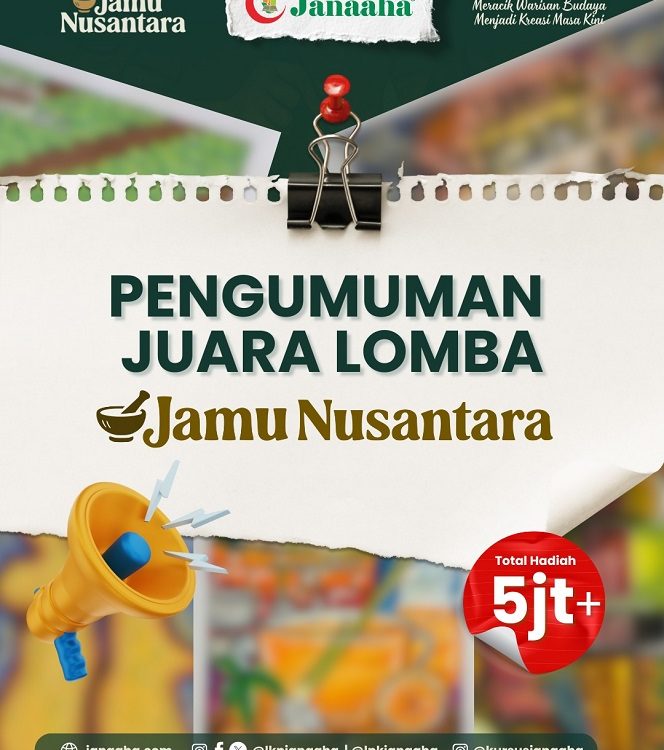 Pengumuman Juara Lomba Hari Jamu