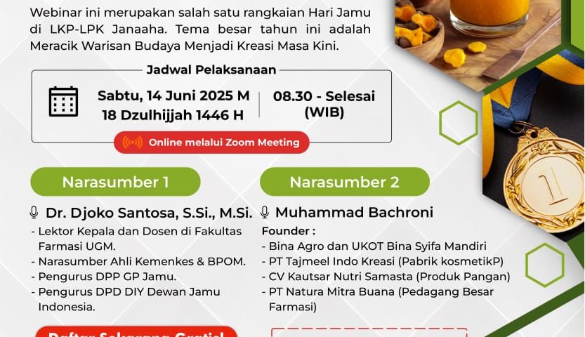 Webinar Bahan Baku Jamu